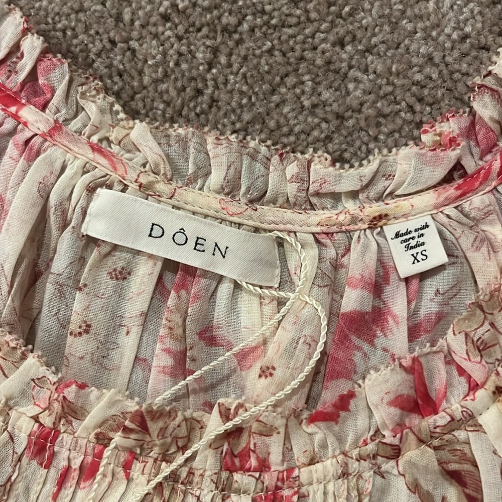 NWT Doen Frederica top size XS - Picture 2 of 4
